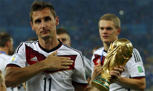 Miroslav Klose kết thúc sự nghiệp thi đấu quốc tế - Báo điện tử Bình Định